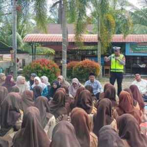 Satlantas edukasi lalu lintas SMAN 2 Aceh Utara