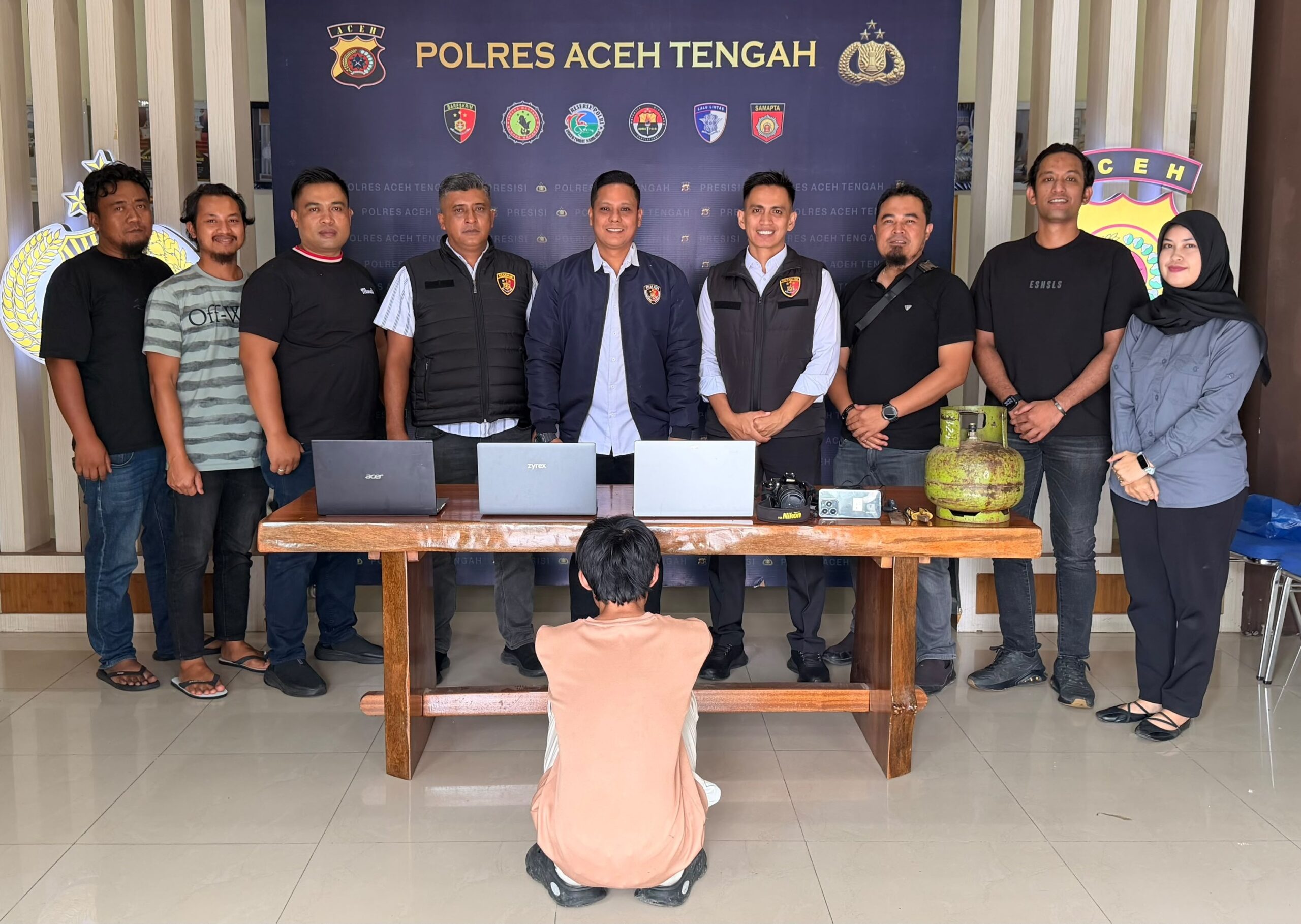Satreskrim Polres Aceh Tengah amankan tersangka pencurian dan BB