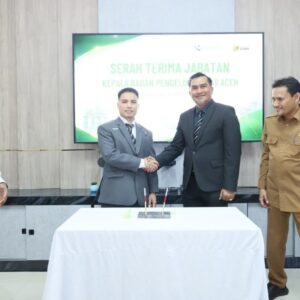 Sertijab Kepala BPMA dari Nasri Djalal kepada Mawardi Nur