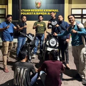 Terduga pelaku perampasan sepeda motor