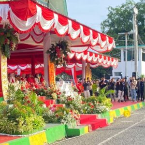 Upacara HUT 81 RI di Lapangan Blang Padang