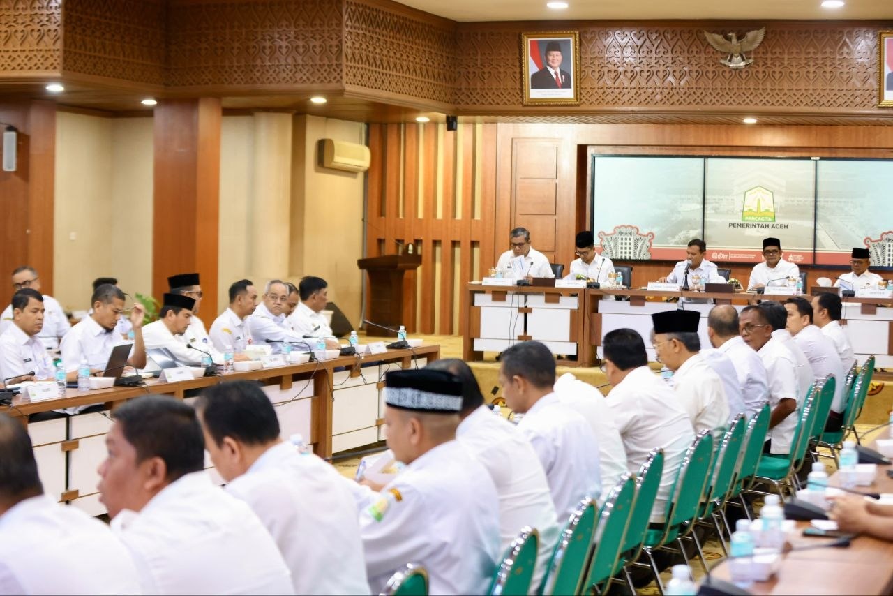 Wagub Aceh Fadhlullah rapat koordinasi SKPA