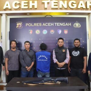 tersangka pemukulan pakai senapan angin diamankan