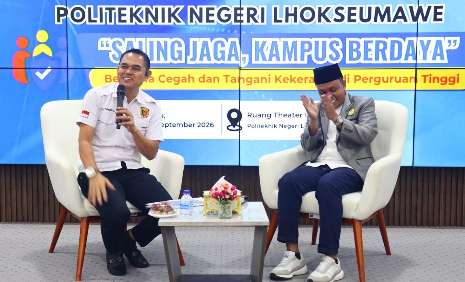 Kasat Reskrim Lhokseumawe Dr Boestani pemateri di PNL