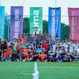 Kepala BPMA bersama juara mini soccer Migas Cup 2026