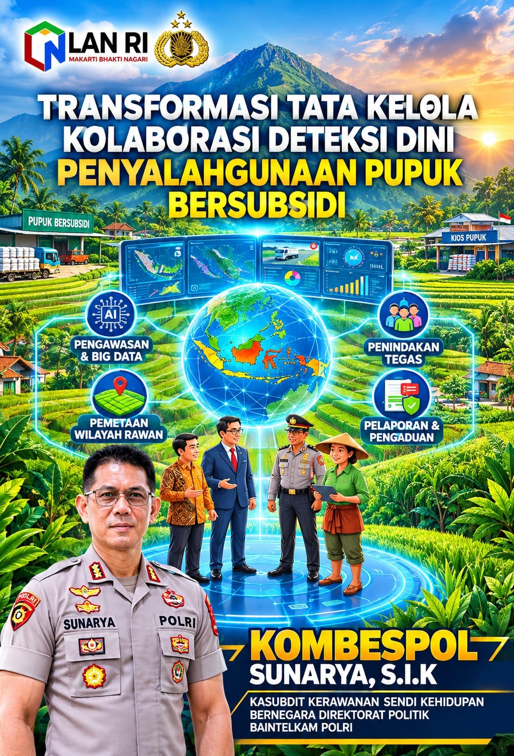 Kombes Pol Sunarya Transformasi tata Kelola Kolaborasi