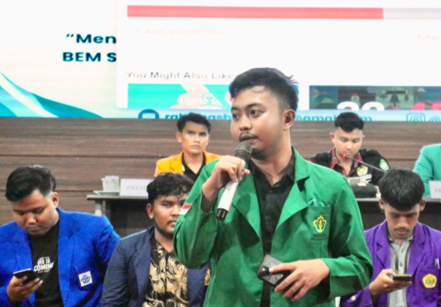 Muhammad Ilal Sinaga mantan Ketua BEM Unimal