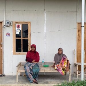Penyintas banjir huntara Blang Naleung Mameh Lhokseumawe