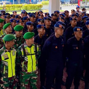 Personel TNI Polri amankan Kantor Wali Kota Lh