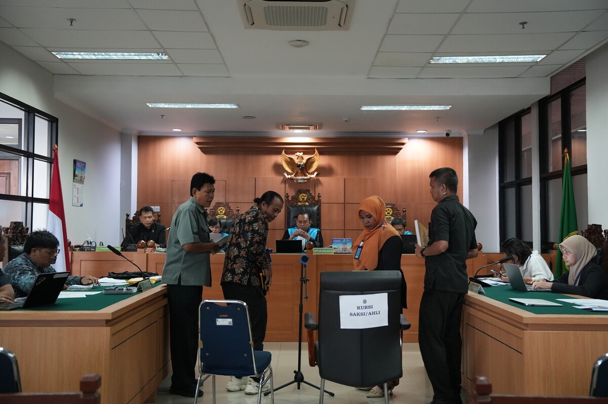 Sidang gugatan korban bencana Sumatra