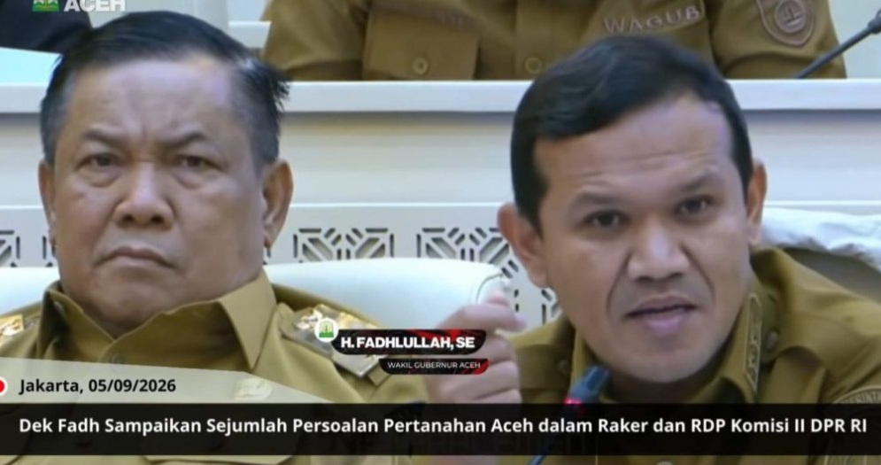 Wagub Aceh Fadhlullah raker Komisi II DPR pertanahan