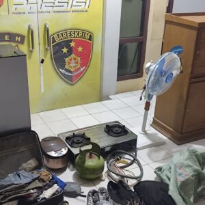 barang bukti curian di Kajhu