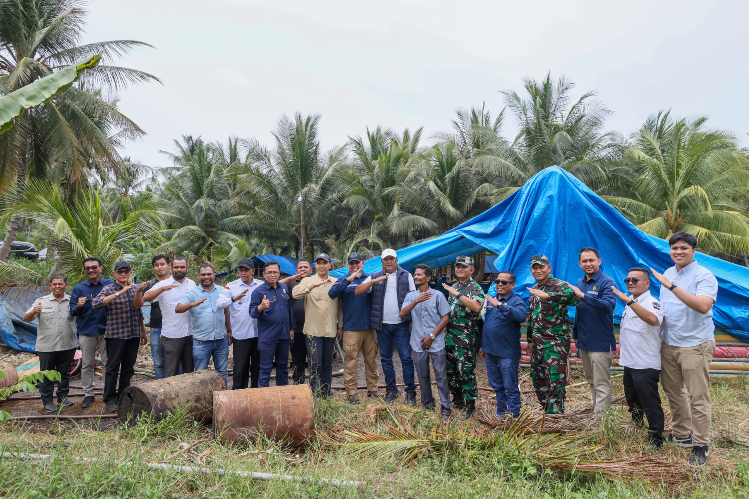 verifikasi sumur minyak rakyat Bireuen