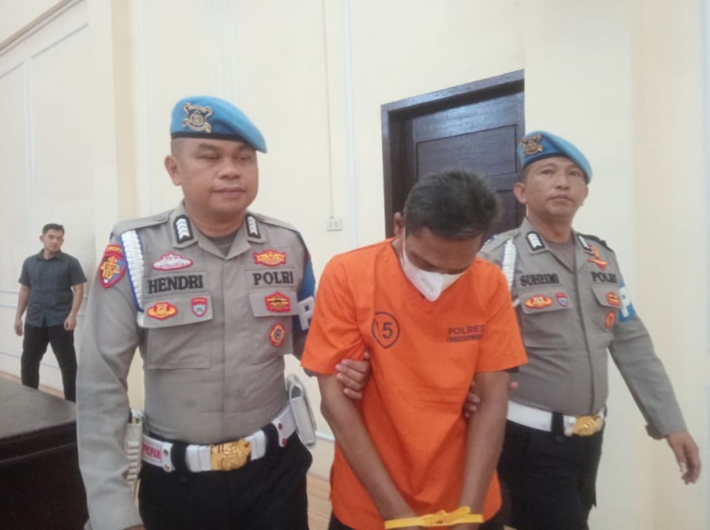Tersangka Ju kasus aset negara ditahan Polres Lhokseumawe