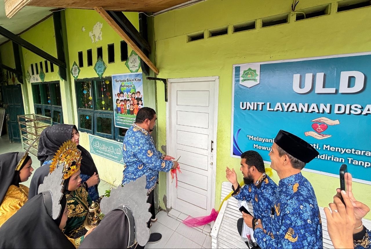 kakankemenag aceh besar resmikan uld min 8 aceh besar